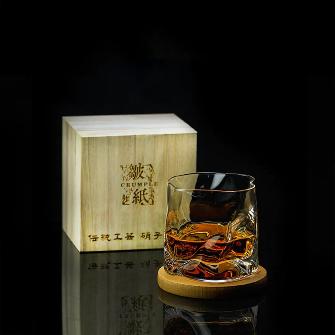 Issho Origami Crystal Whisky Glass